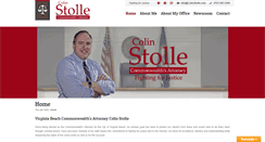 Desktop Screenshot of colinstolle.com